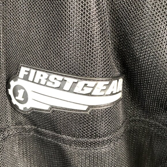Firstgear Mesh Motorcycle Jacket Mens Extra Large Black  Street Bike First Gear - Picture 9 of 16